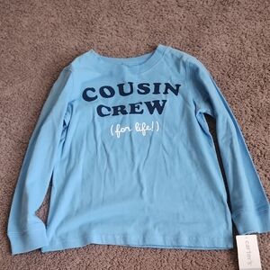 Carter's Light Blue Cousin Crew Long Sleeve Tee